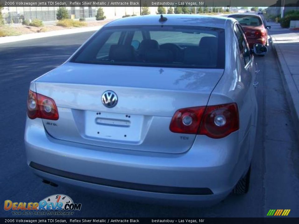 2006 Volkswagen Jetta TDI Sedan Reflex Silver Metallic / Anthracite Black Photo #9