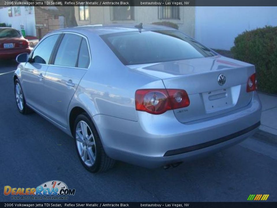 2006 Volkswagen Jetta TDI Sedan Reflex Silver Metallic / Anthracite Black Photo #11