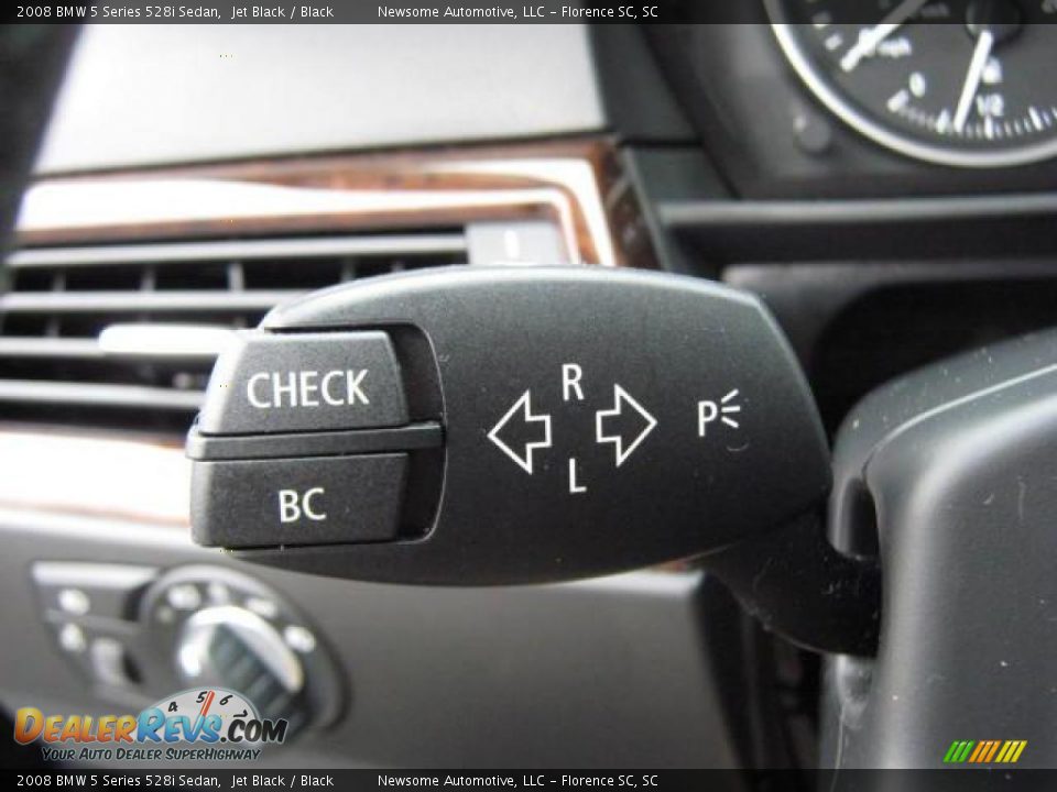 2008 BMW 5 Series 528i Sedan Jet Black / Black Photo #16