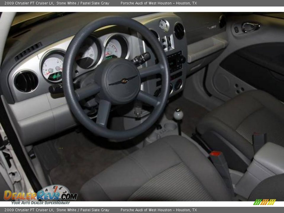 2009 Chrysler PT Cruiser LX Stone White / Pastel Slate Gray Photo #11
