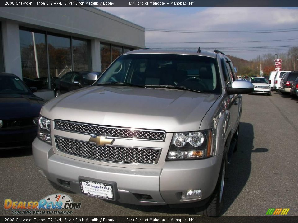 2008 Chevrolet Tahoe LTZ 4x4 Silver Birch Metallic / Ebony Photo #1
