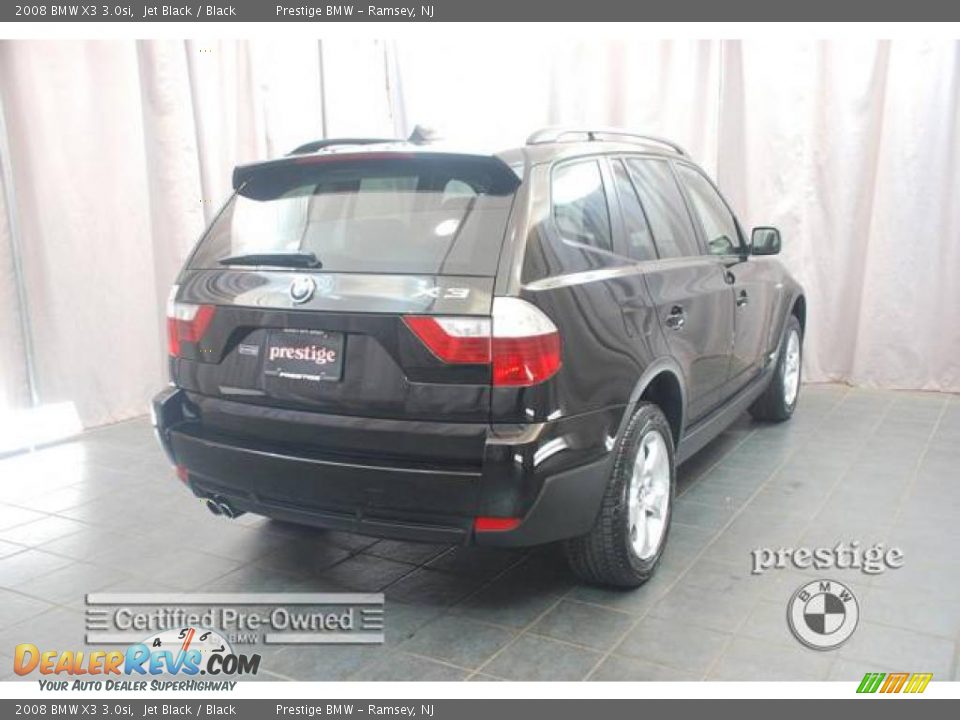 2008 BMW X3 3.0si Jet Black / Black Photo #2