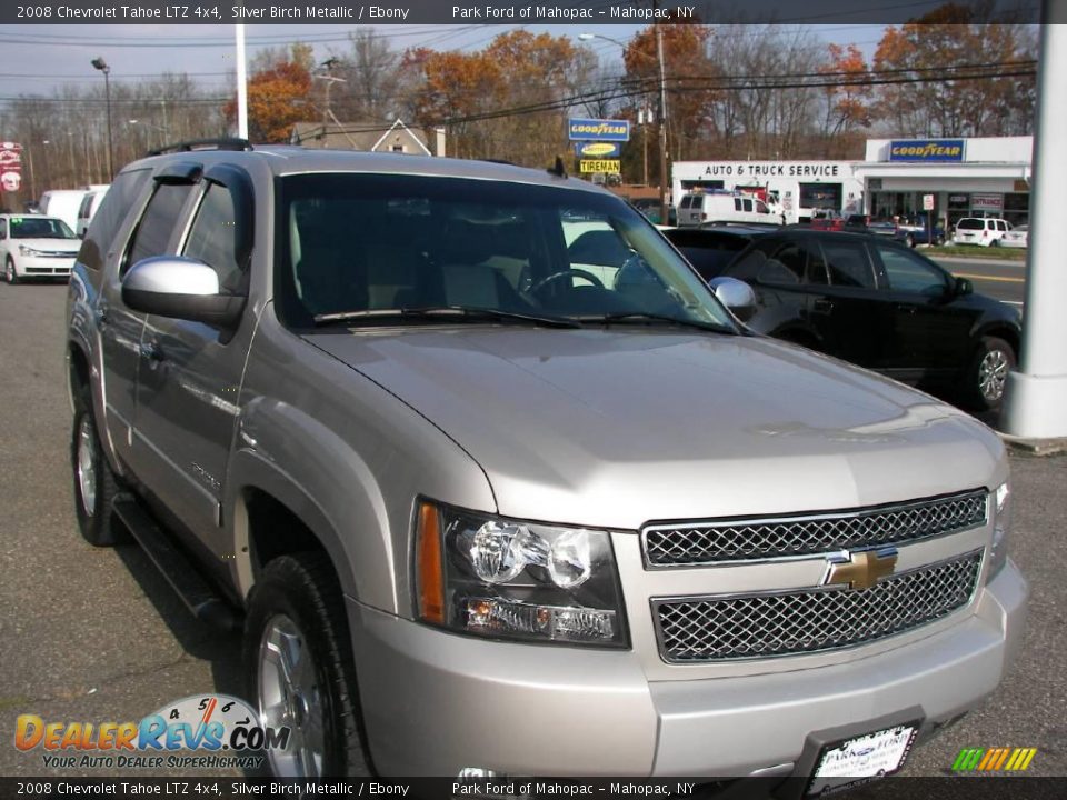 2008 Chevrolet Tahoe LTZ 4x4 Silver Birch Metallic / Ebony Photo #2