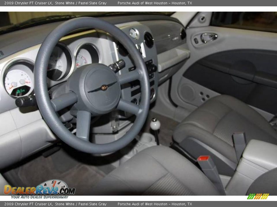 2009 Chrysler PT Cruiser LX Stone White / Pastel Slate Gray Photo #25