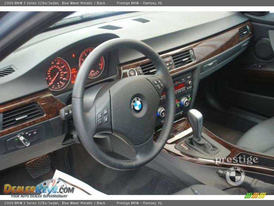 2009 BMW 3 Series 328xi Sedan Blue Water Metallic / Black Photo #4