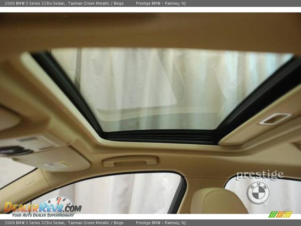2009 BMW 3 Series 328xi Sedan Tasman Green Metallic / Beige Photo #6