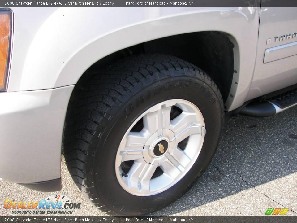 2008 Chevrolet Tahoe LTZ 4x4 Silver Birch Metallic / Ebony Photo #20