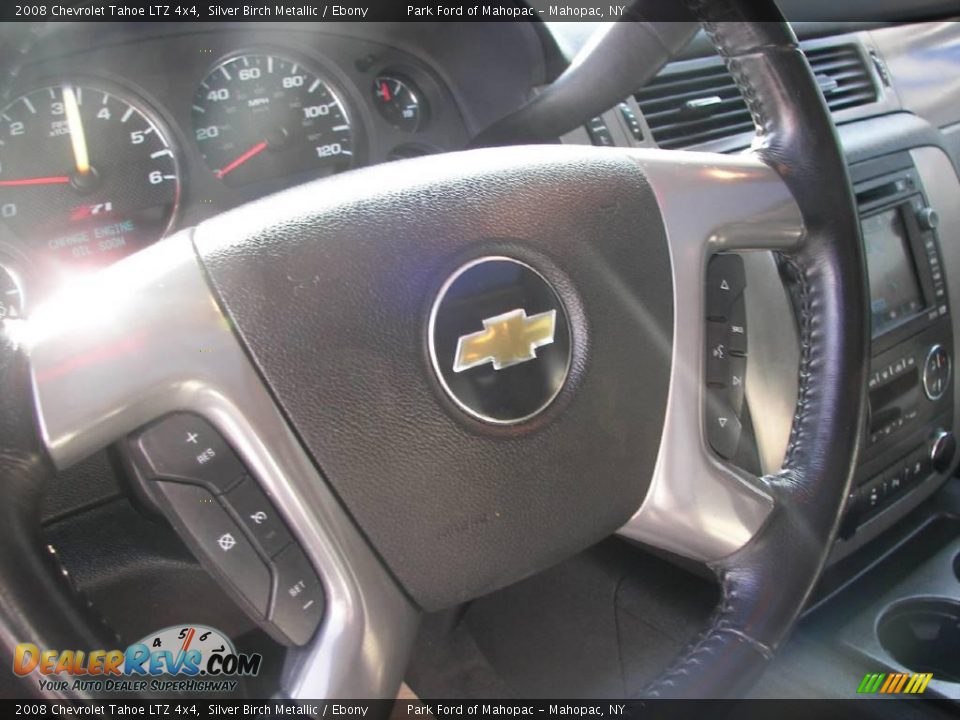 2008 Chevrolet Tahoe LTZ 4x4 Silver Birch Metallic / Ebony Photo #21