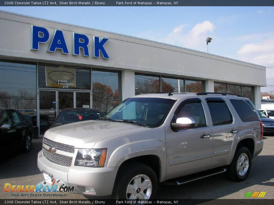 2008 Chevrolet Tahoe LTZ 4x4 Silver Birch Metallic / Ebony Photo #29