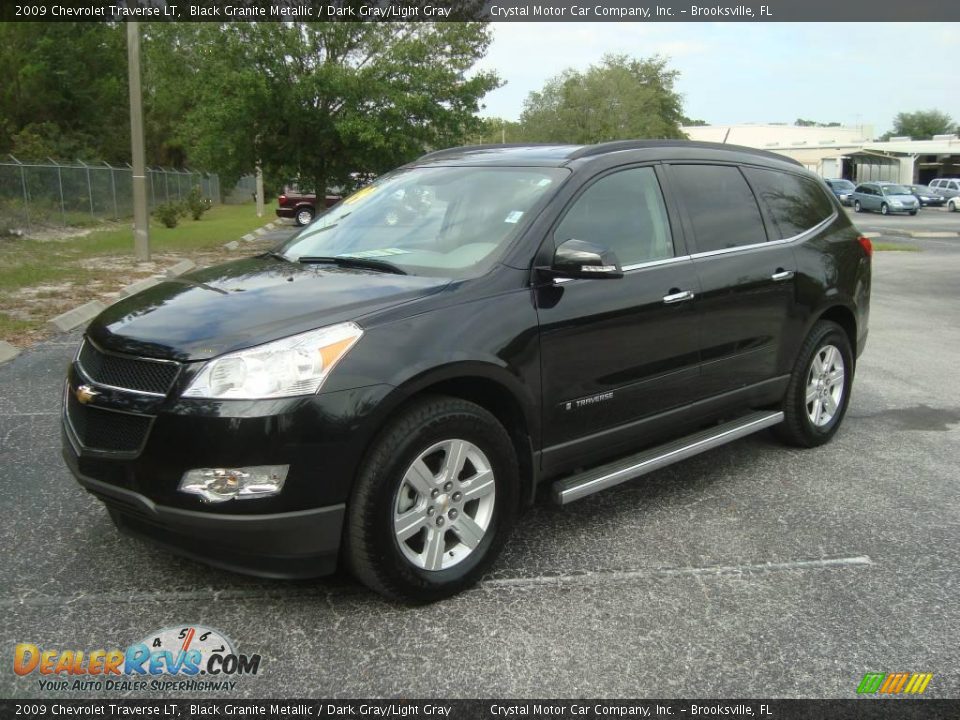 2009 Chevrolet Traverse LT Black Granite Metallic / Dark Gray/Light Gray Photo #1