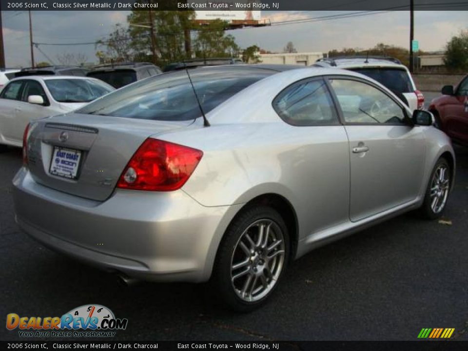 2006 Scion tC Classic Silver Metallic / Dark Charcoal Photo #3