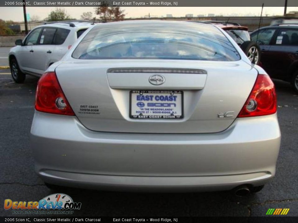 2006 Scion tC Classic Silver Metallic / Dark Charcoal Photo #4