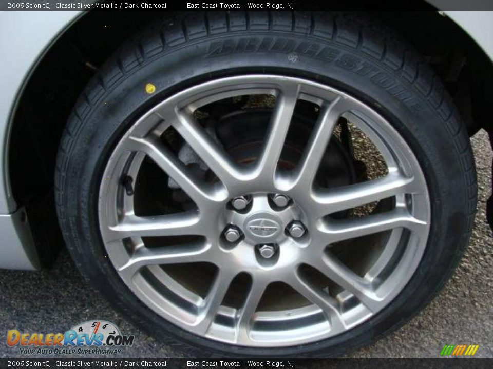 2006 Scion tC Classic Silver Metallic / Dark Charcoal Photo #14