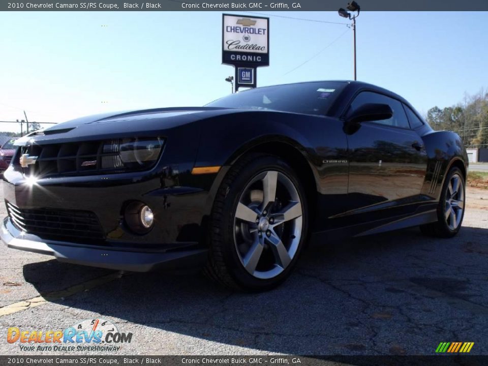 2010 Chevrolet Camaro SS/RS Coupe Black / Black Photo #1