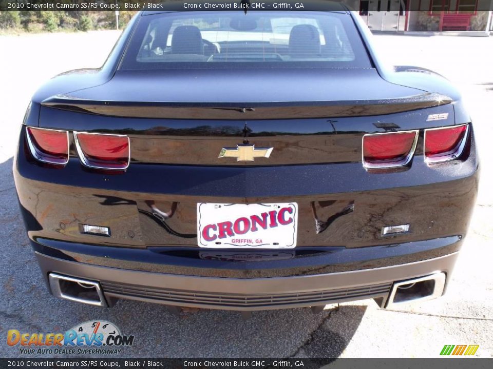 2010 Chevrolet Camaro SS/RS Coupe Black / Black Photo #4