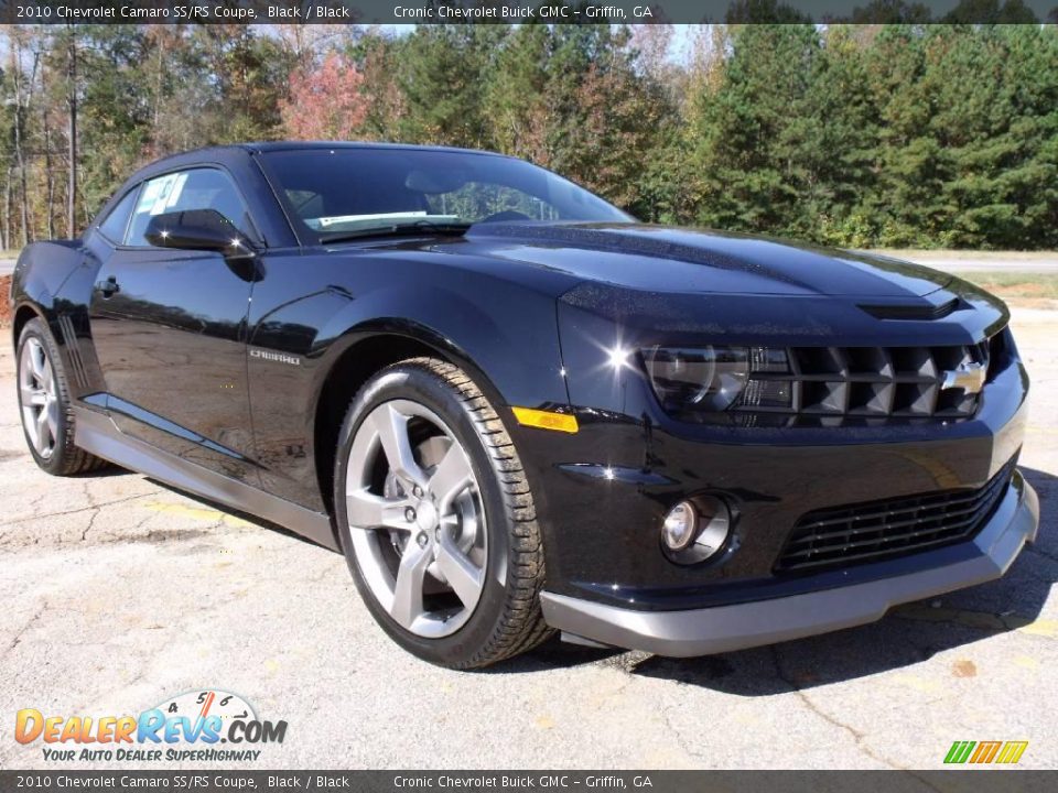 2010 Chevrolet Camaro SS/RS Coupe Black / Black Photo #7