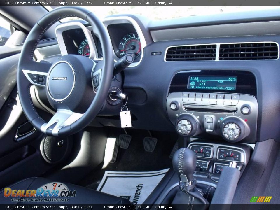 2010 Chevrolet Camaro SS/RS Coupe Black / Black Photo #13