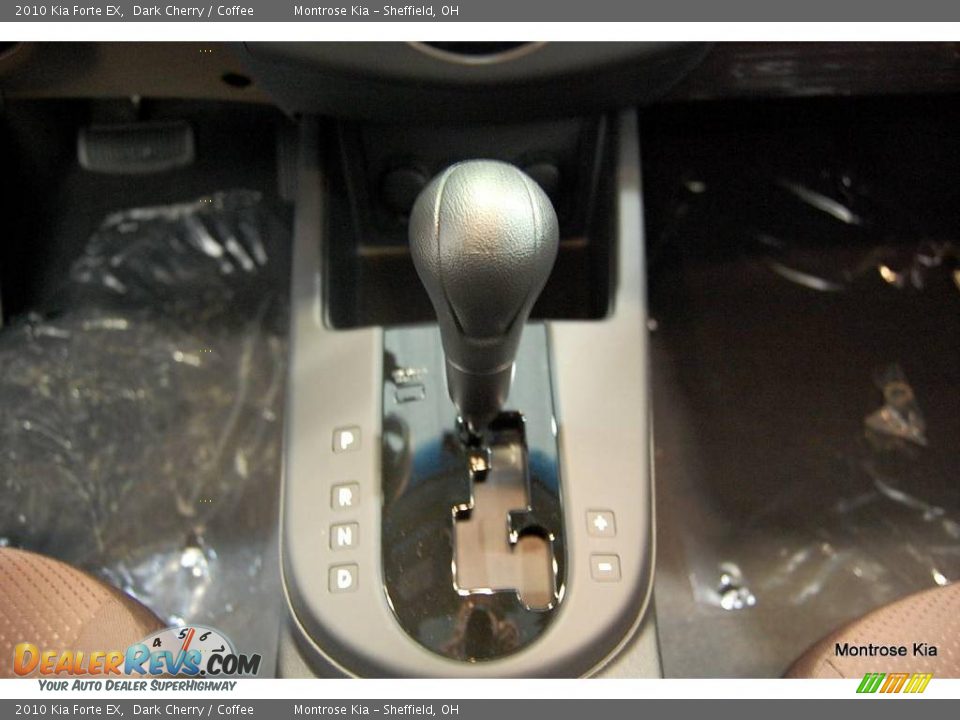 2010 Kia Forte EX Dark Cherry / Coffee Photo #25
