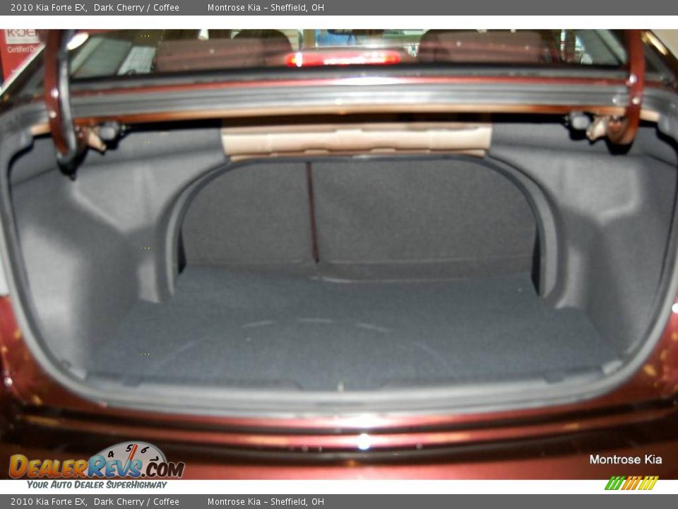 2010 Kia Forte EX Dark Cherry / Coffee Photo #16