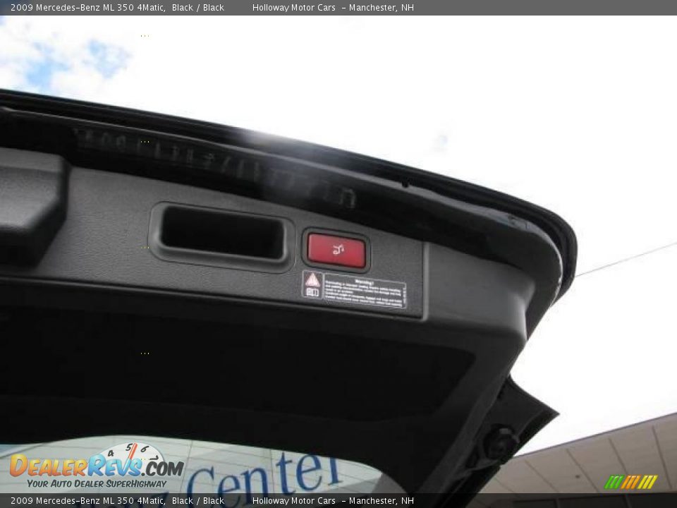 2009 Mercedes-Benz ML 350 4Matic Black / Black Photo #7