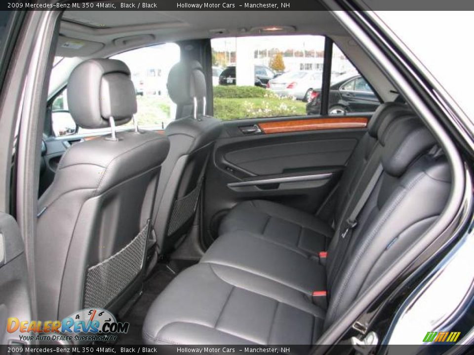 2009 Mercedes-Benz ML 350 4Matic Black / Black Photo #8