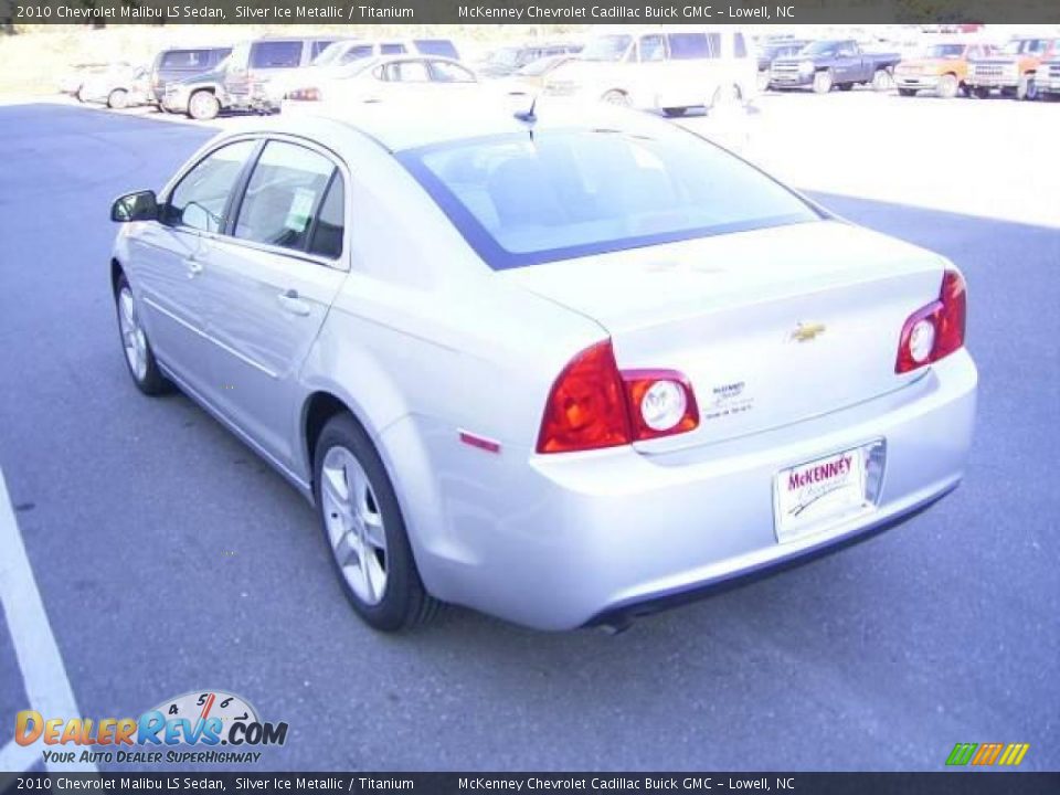 2010 Chevrolet Malibu LS Sedan Silver Ice Metallic / Titanium Photo #2