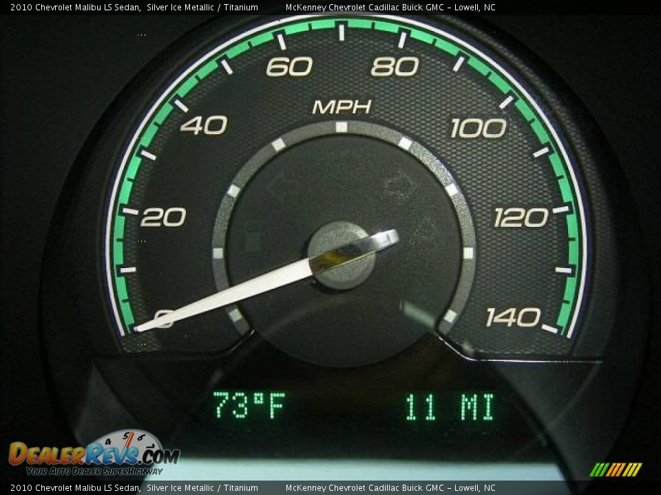 2010 Chevrolet Malibu LS Sedan Silver Ice Metallic / Titanium Photo #25