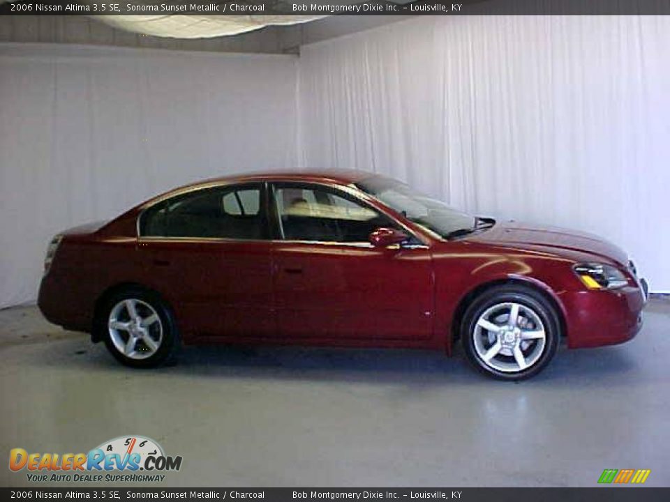 2006 Nissan Altima 3.5 SE Sonoma Sunset Metallic / Charcoal Photo #3
