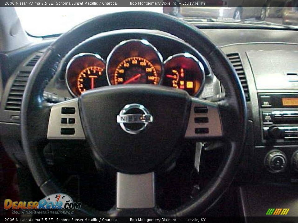 2006 Nissan Altima 3.5 SE Sonoma Sunset Metallic / Charcoal Photo #10