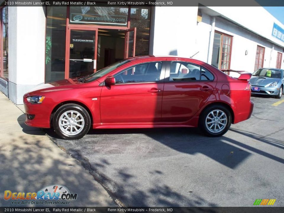 2010 Mitsubishi Lancer ES Rally Red Metallic / Black Photo #2