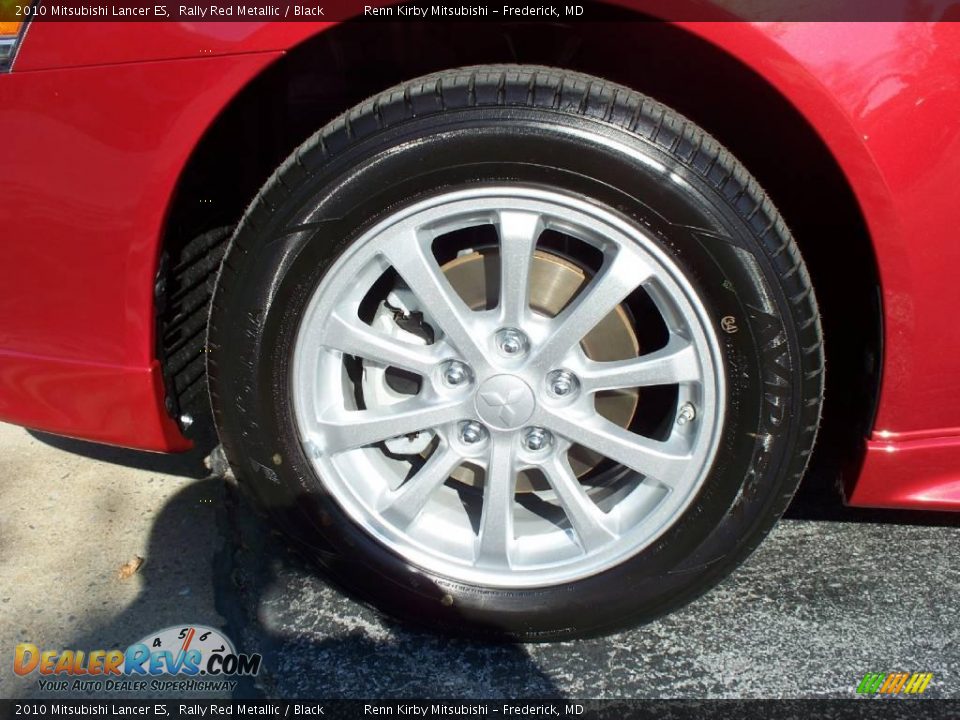 2010 Mitsubishi Lancer ES Rally Red Metallic / Black Photo #3