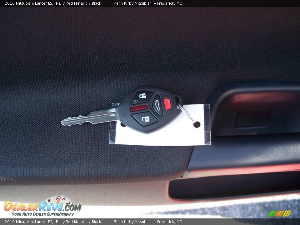 2010 Mitsubishi Lancer ES Rally Red Metallic / Black Photo #5