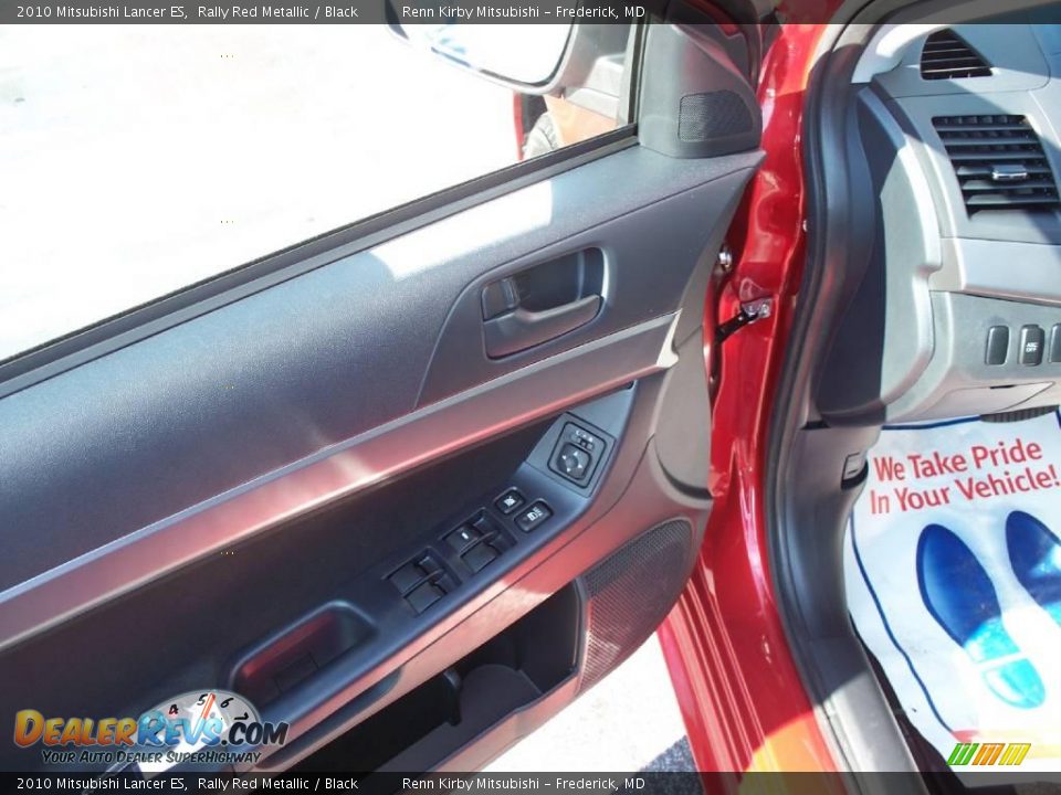 2010 Mitsubishi Lancer ES Rally Red Metallic / Black Photo #6