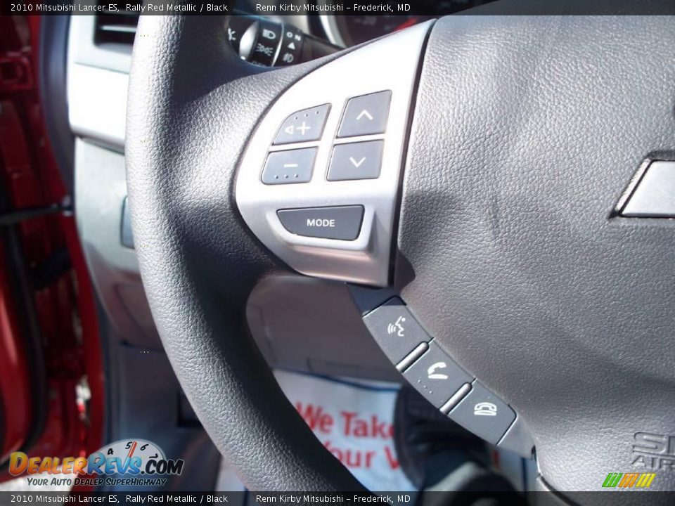 2010 Mitsubishi Lancer ES Rally Red Metallic / Black Photo #10