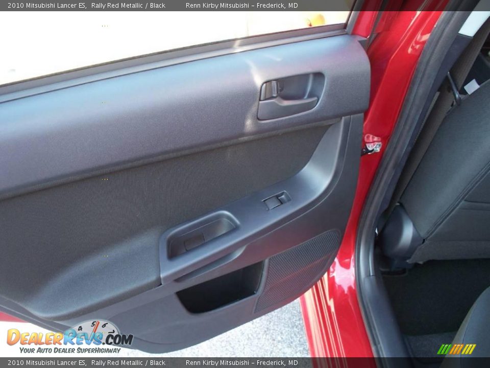 2010 Mitsubishi Lancer ES Rally Red Metallic / Black Photo #16