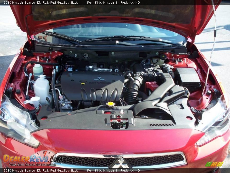 2010 Mitsubishi Lancer ES Rally Red Metallic / Black Photo #22
