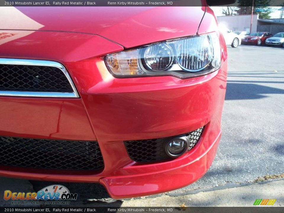 2010 Mitsubishi Lancer ES Rally Red Metallic / Black Photo #23