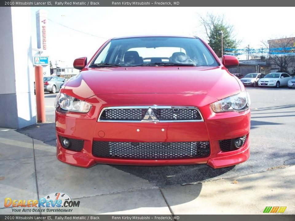2010 Mitsubishi Lancer ES Rally Red Metallic / Black Photo #24