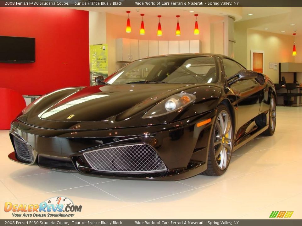2008 Ferrari F430 Scuderia Coupe Tour de France Blue / Black Photo #1