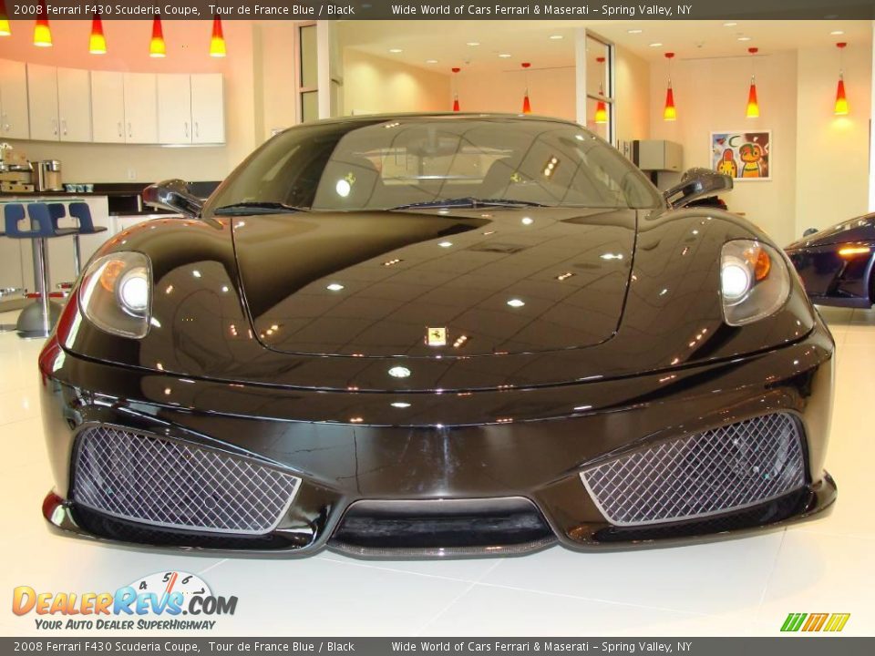 2008 Ferrari F430 Scuderia Coupe Tour de France Blue / Black Photo #2