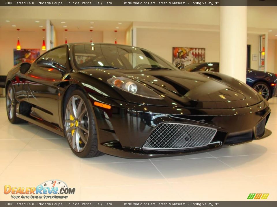 2008 Ferrari F430 Scuderia Coupe Tour de France Blue / Black Photo #3