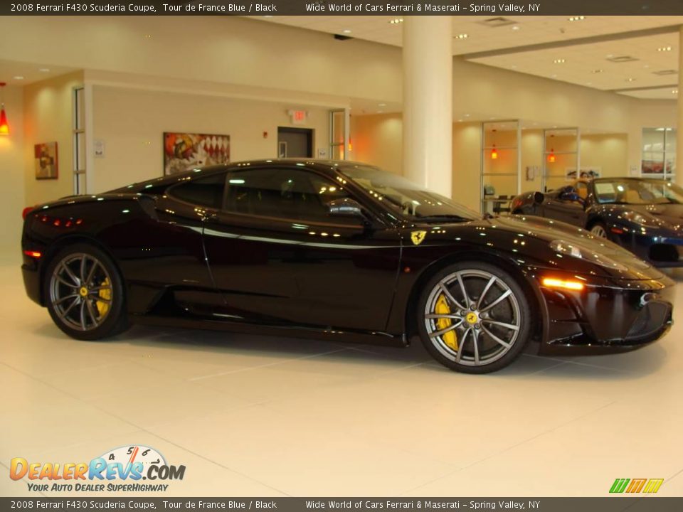 2008 Ferrari F430 Scuderia Coupe Tour de France Blue / Black Photo #4