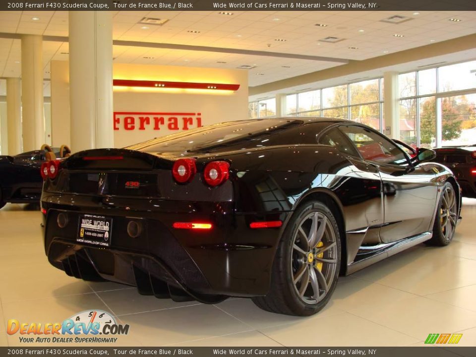 2008 Ferrari F430 Scuderia Coupe Tour de France Blue / Black Photo #5