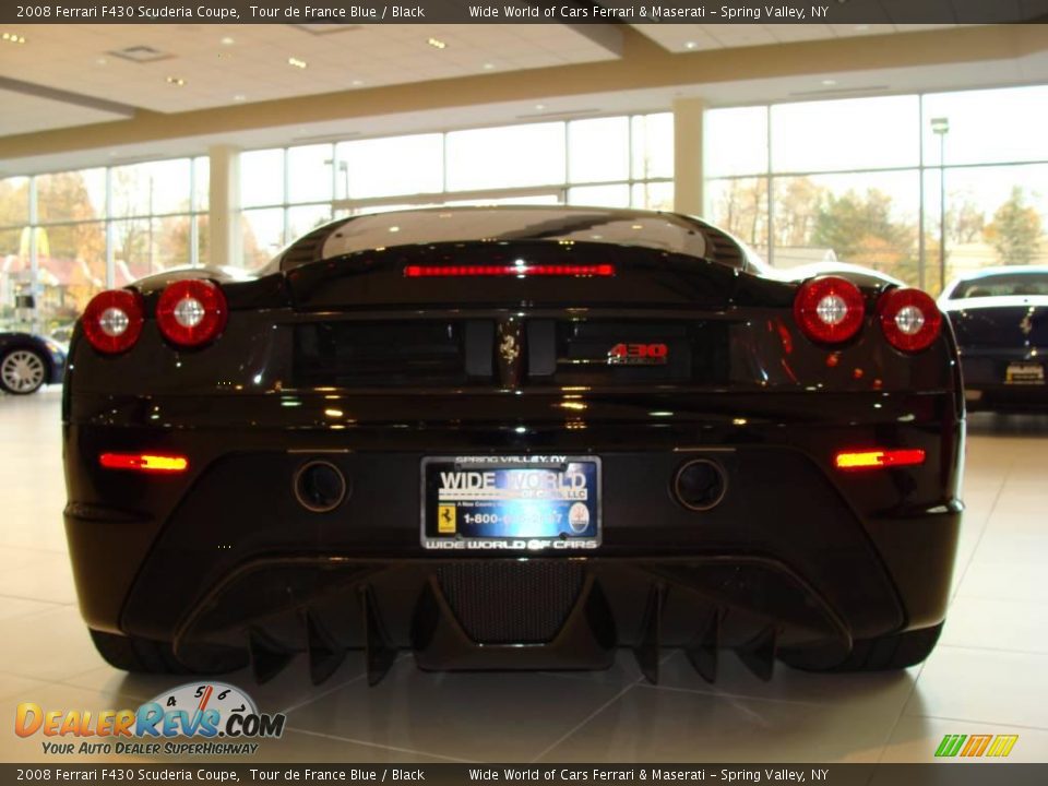 2008 Ferrari F430 Scuderia Coupe Tour de France Blue / Black Photo #6