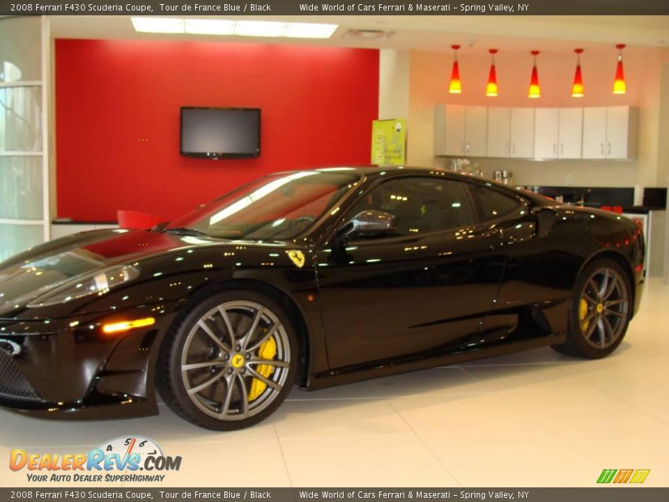 2008 Ferrari F430 Scuderia Coupe Tour de France Blue / Black Photo #8