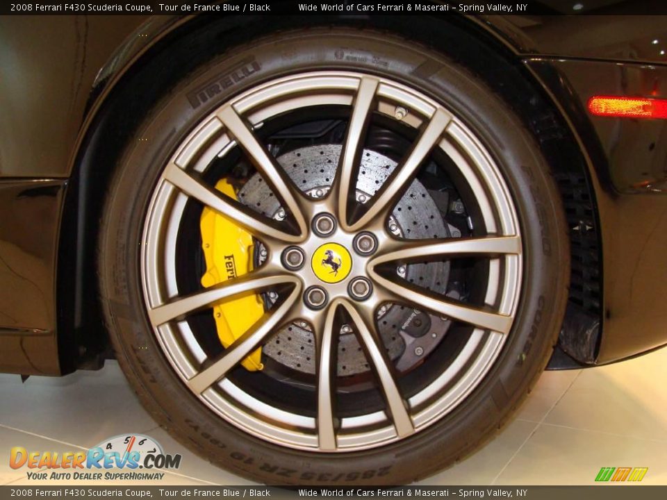 2008 Ferrari F430 Scuderia Coupe Tour de France Blue / Black Photo #9