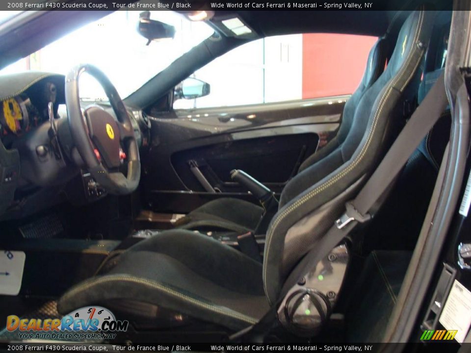 2008 Ferrari F430 Scuderia Coupe Tour de France Blue / Black Photo #10