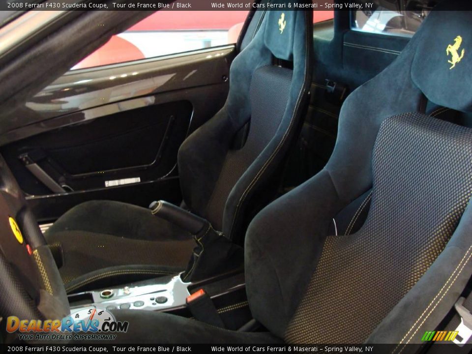 2008 Ferrari F430 Scuderia Coupe Tour de France Blue / Black Photo #12