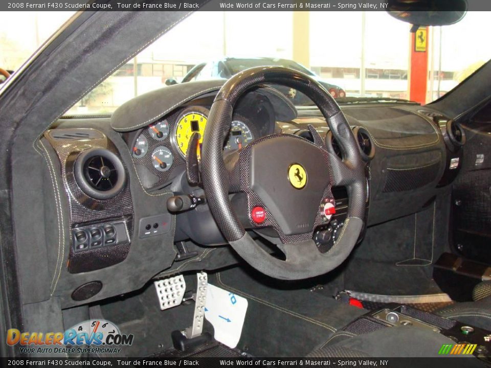 2008 Ferrari F430 Scuderia Coupe Tour de France Blue / Black Photo #13