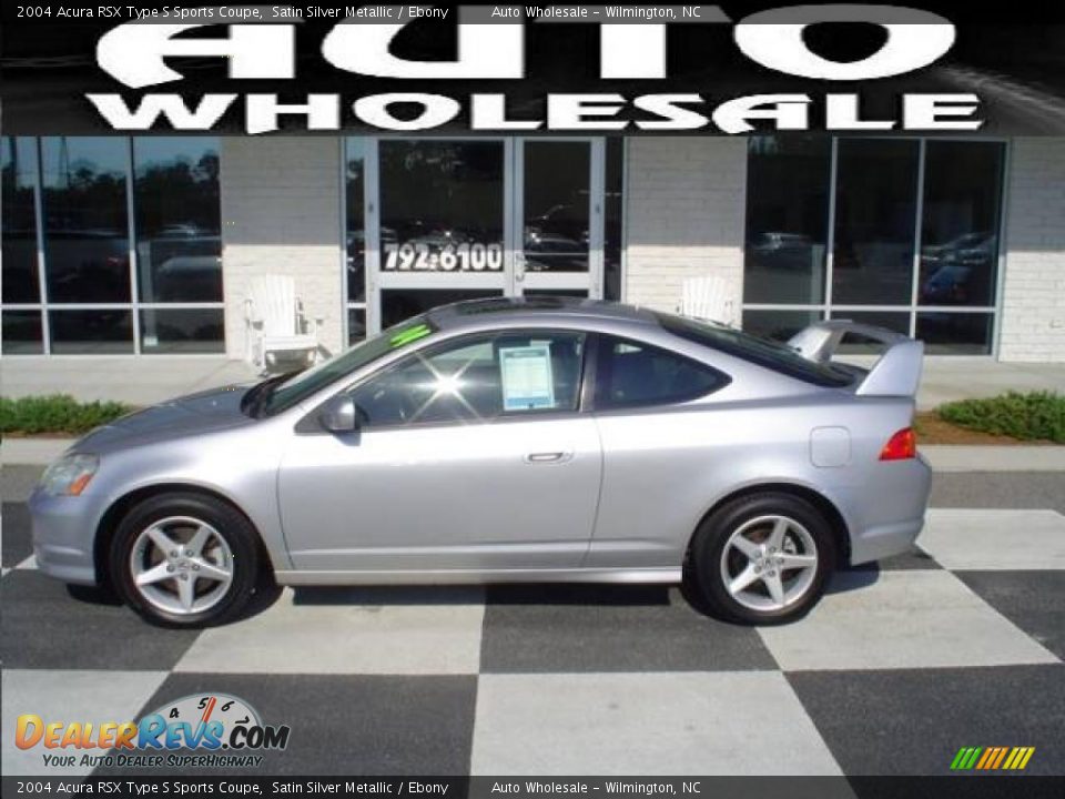 2004 Acura RSX Type S Sports Coupe Satin Silver Metallic / Ebony Photo #1